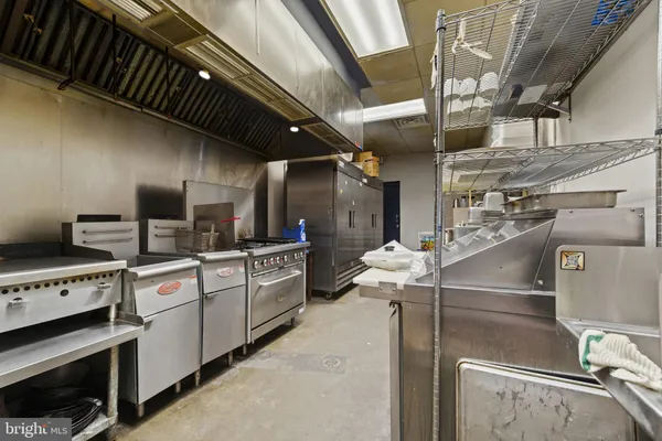 a view of a storage room