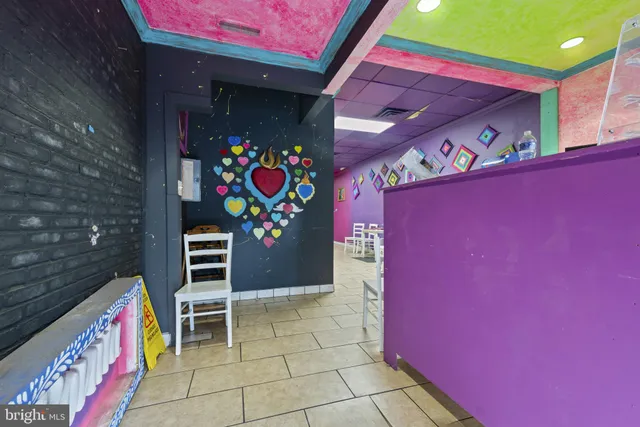 a front view of a retail shop