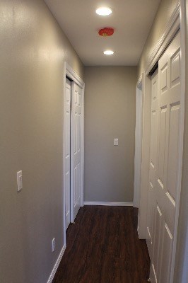 18-7857 Kaniela Road Mountain View, HI 96771 - Photo 12 of 24 a view of hallway with wooden floor