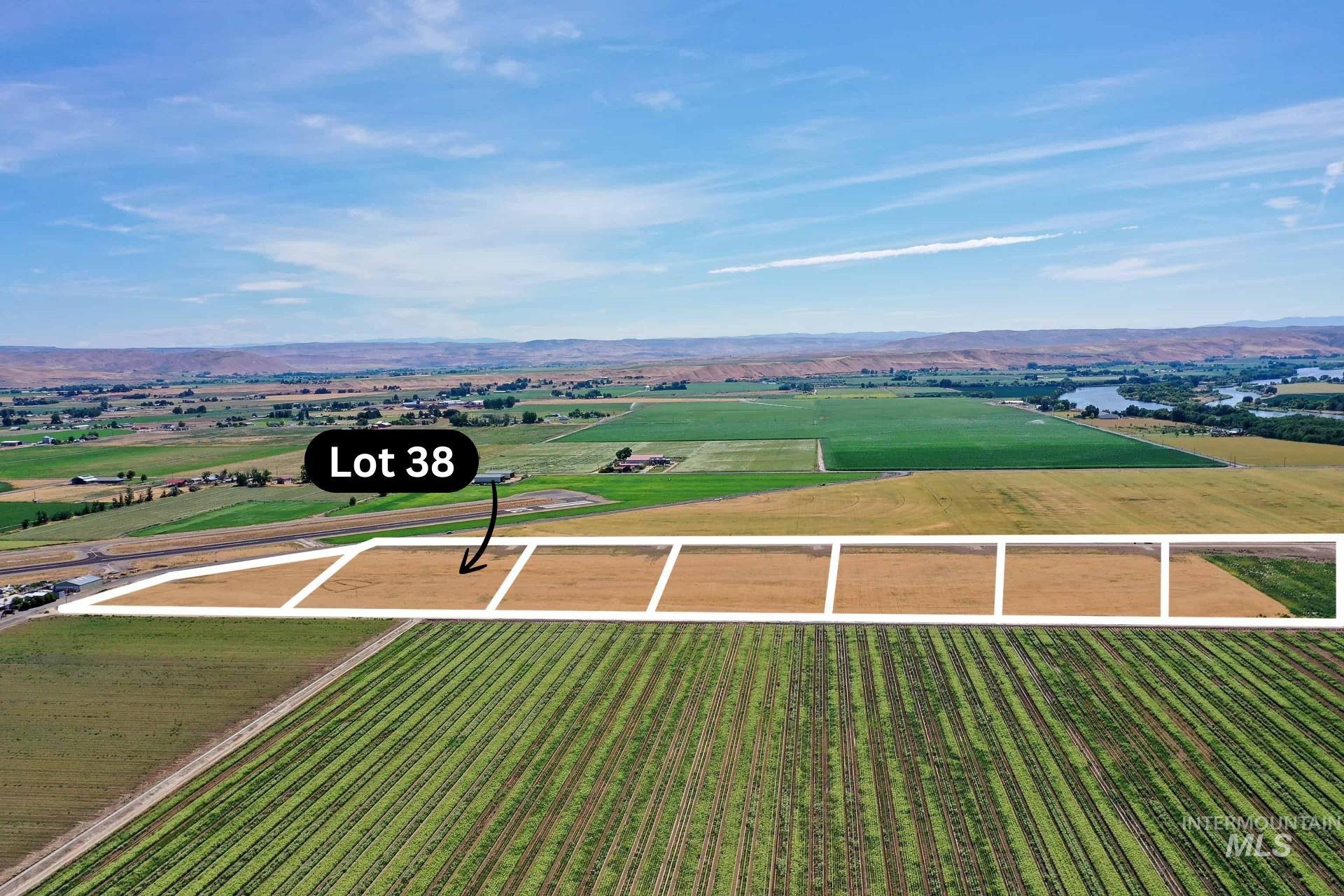 View of rural area with a mountainous background