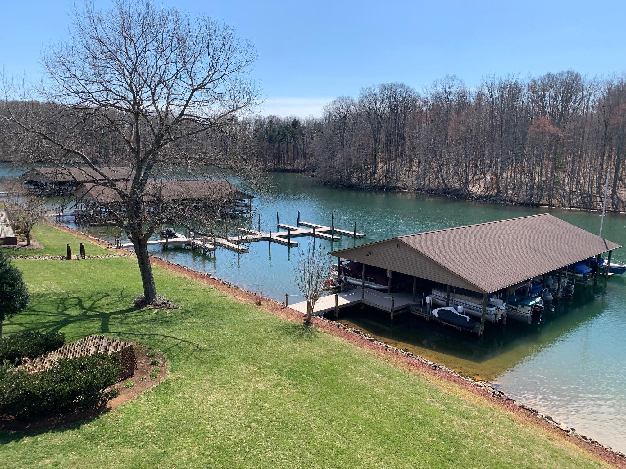 610 Monte Vista Road, Unit 706 Union Hall, VA 24176 - Photo 21 of 25 a aerial view of a house with swimming pool and trees in the background