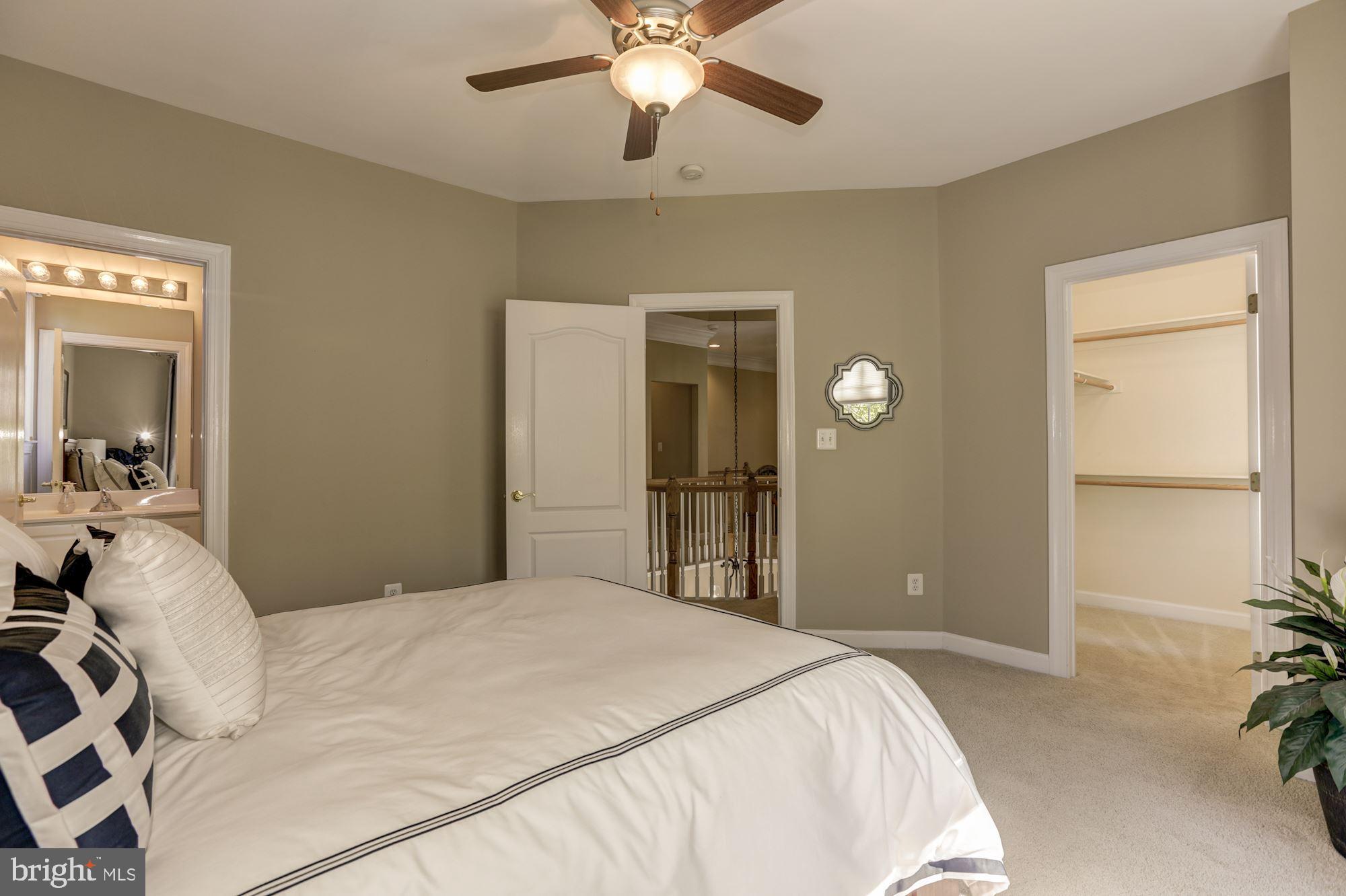 43285 Overview Place Leesburg, VA 20176 - Photo 70 of 91 Bedroom 2 ceiling fan, walkin closet
