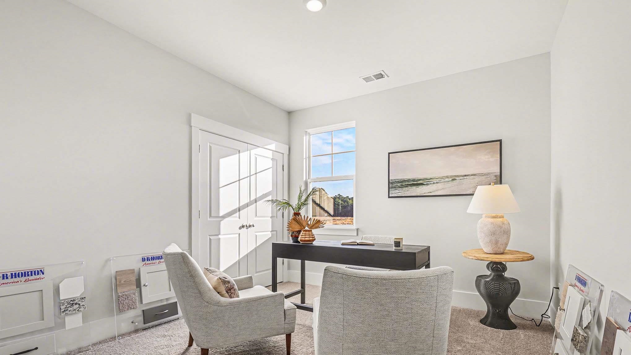 3250 Moss Bridge Lane Myrtle Beach, SC 29579 - Photo 20 of 29 Office with carpet floors and baseboards