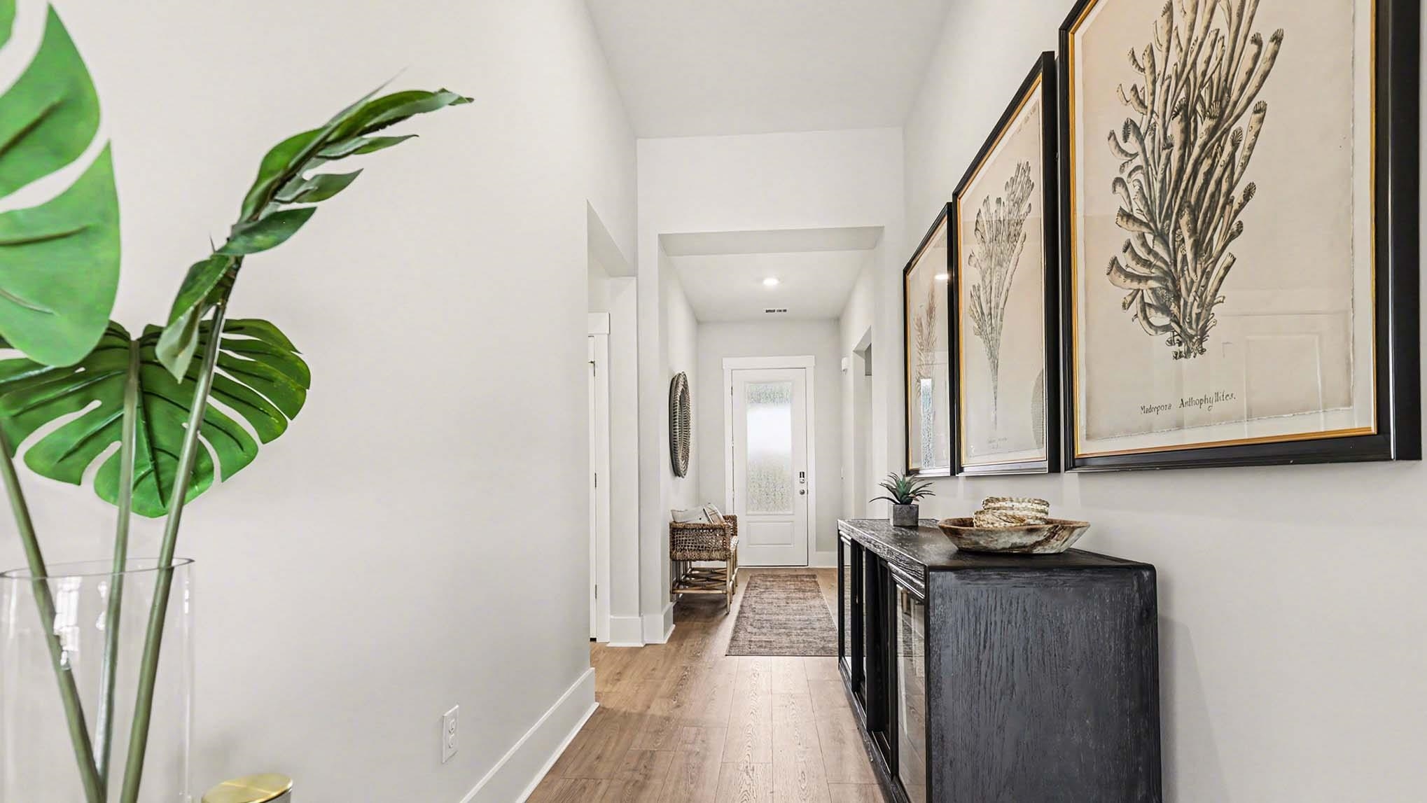 3250 Moss Bridge Lane Myrtle Beach, SC 29579 - Photo 3 of 29 Hall with light wood finished floors and recessed lighting