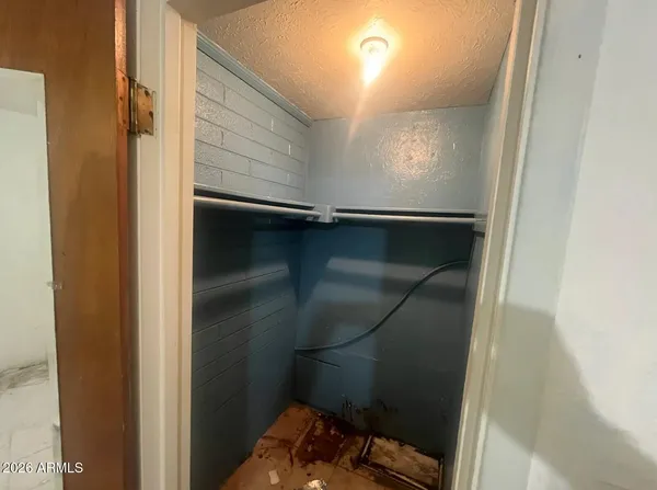 a view of storage and utility room