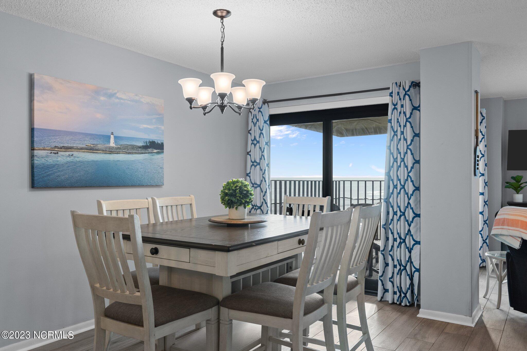 Dining area with ocean view
