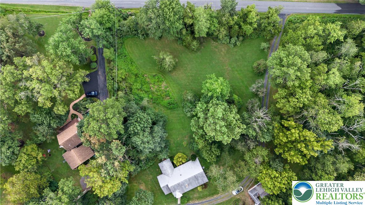 7509 Borman Road New Tripoli, PA 18066 - Photo 35 of 41 an aerial view of a house with a yard
