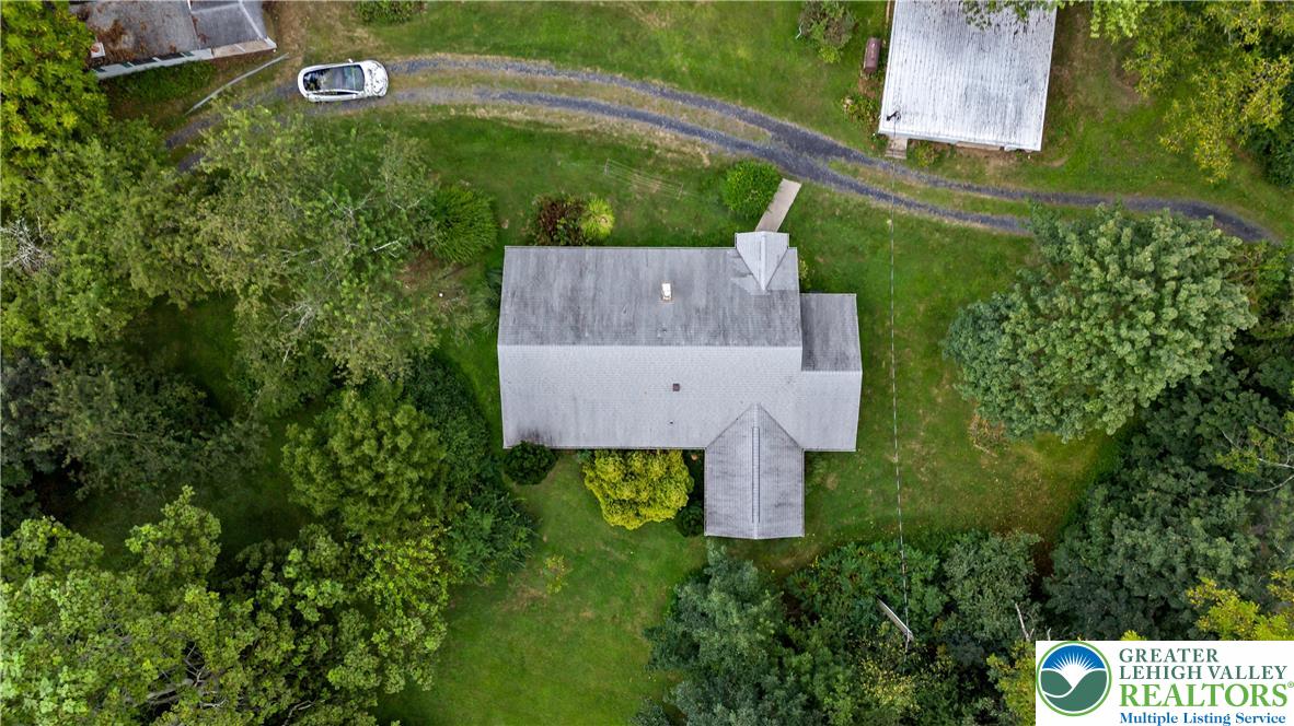 7509 Borman Road New Tripoli, PA 18066 - Photo 38 of 41 an aerial view of a house with garden space and street view