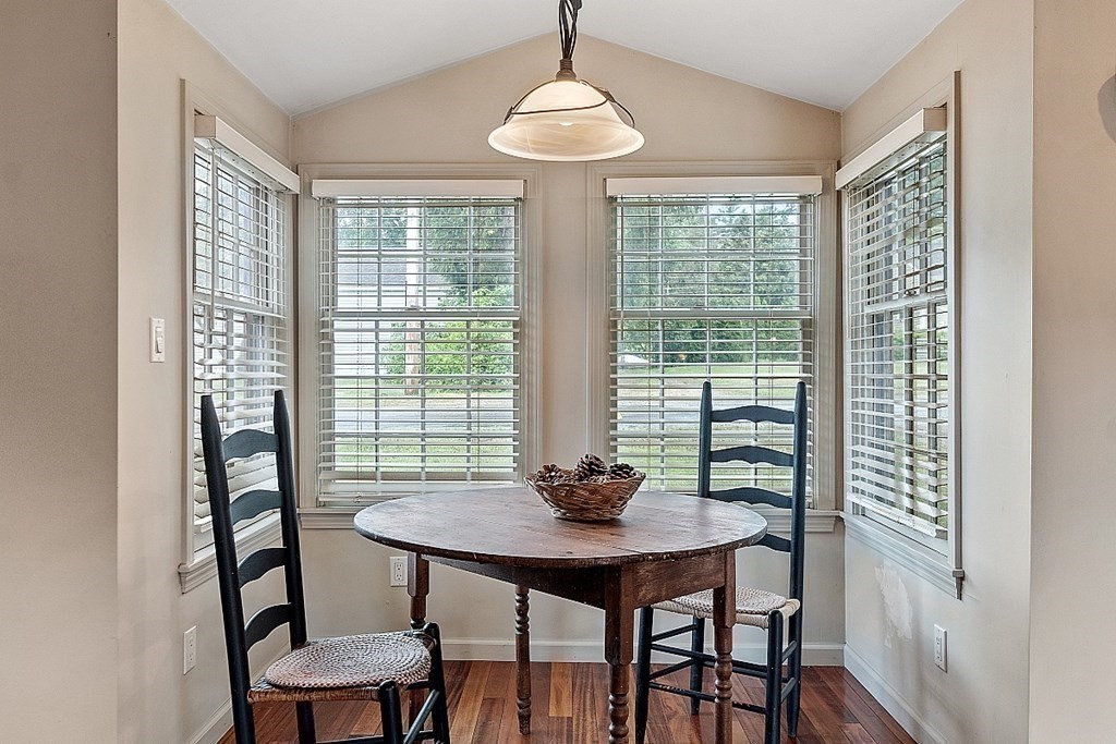 7 Groton-Shirley Road Ayer, MA 01432 - Photo 23 of 42 a view of a dining room with furniture and window