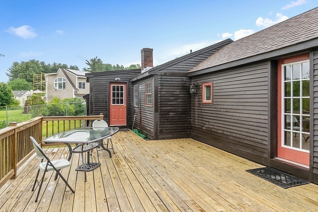 7 Groton-Shirley Road Ayer, MA 01432 - Photo 34 of 42 a view of balcony with wooden floor and seating space
