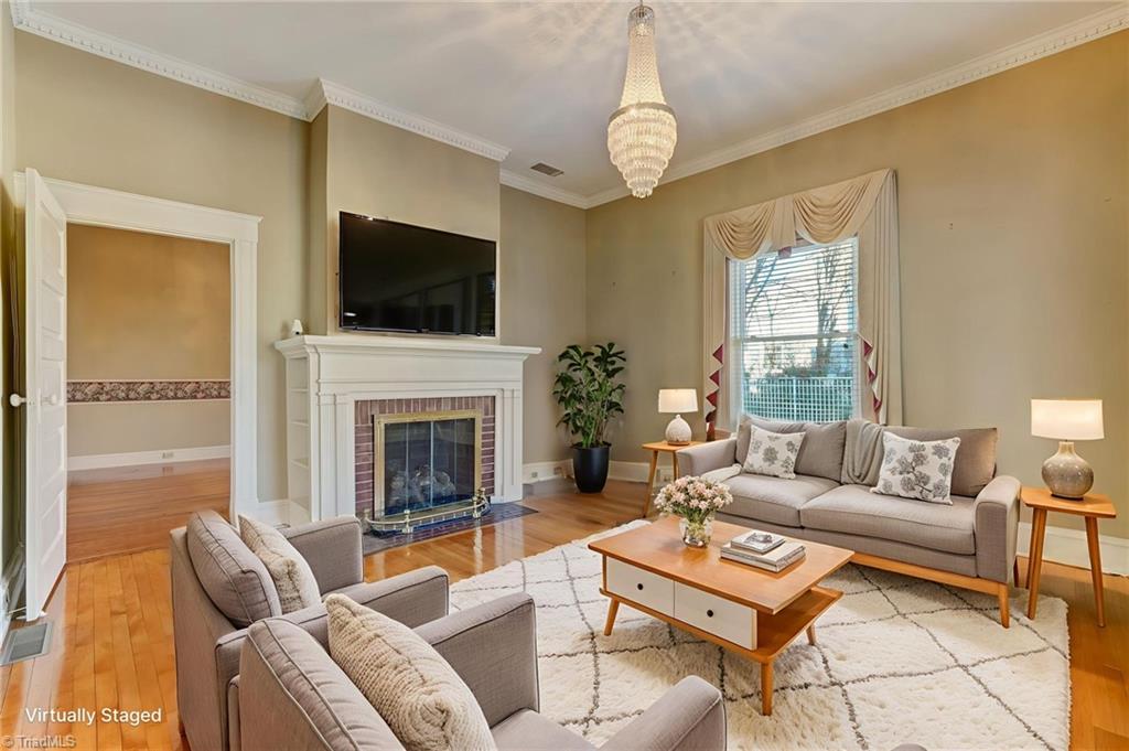 521 Patrick Street Eden, NC 27288 - Photo 9 of 50 Living room virtually staged