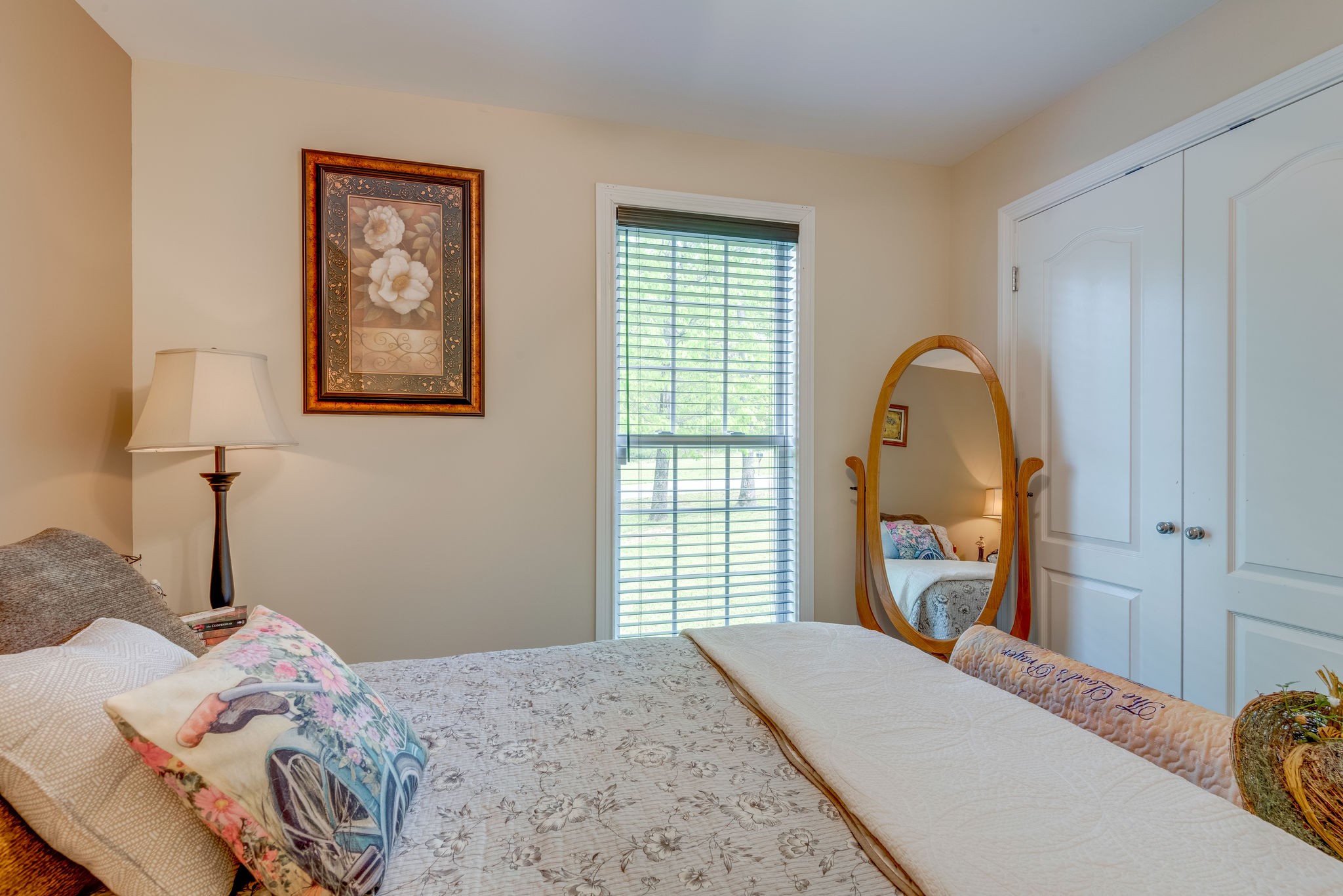 6826 Primm Springs Road Lyles, TN 37098 - Photo 22 of 28 a bedroom with a bed and a window