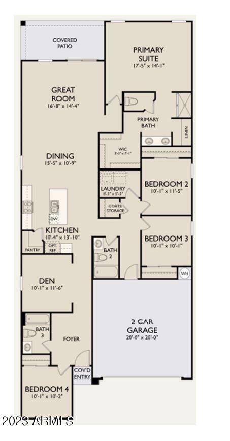 47874 West Moeller Road Maricopa, AZ 85139 - Photo 28 of 28 Floorplan