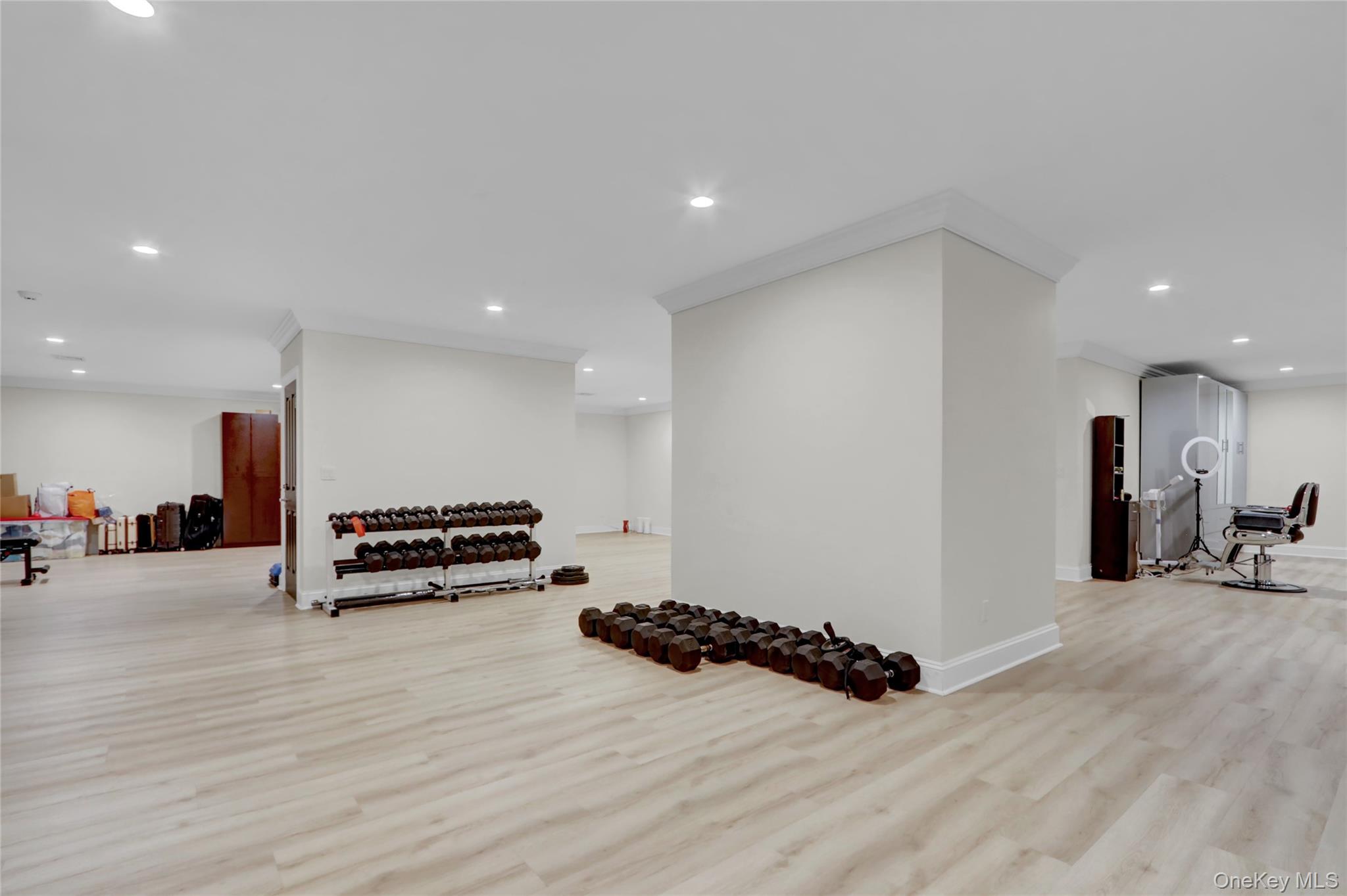 119 Wheatley Road Old Westbury, NY 11568 - Photo 39 of 45 a view of a room with gym equipment