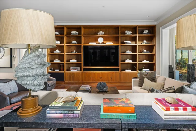 a kitchen with a table and appliances