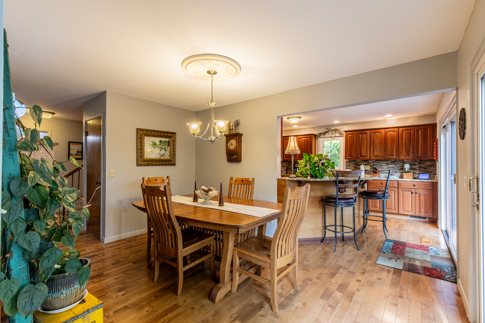 2555 Ridgefield Road Princeton, IL 61356 - Photo 11 of 50 a view of a dining room with furniture window and wooden floor