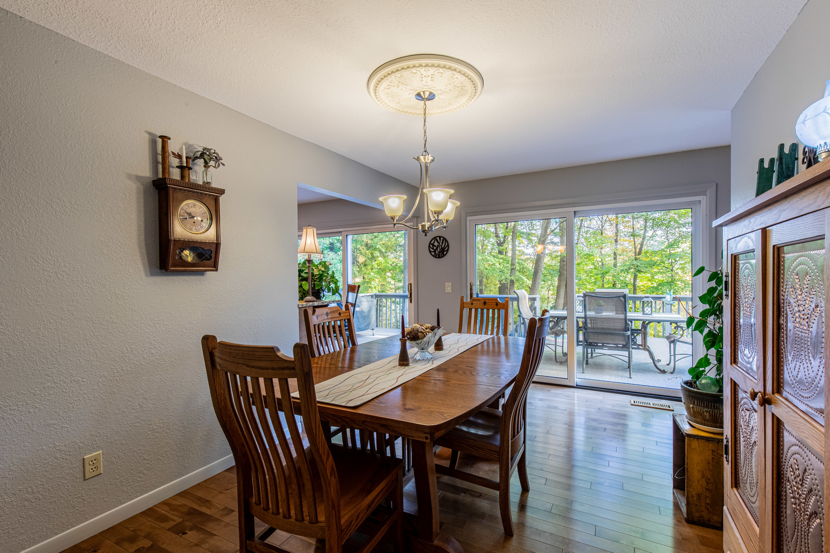 2555 Ridgefield Road Princeton, IL 61356 - Photo 12 of 50 a view of a dining room with furniture window and wooden floor