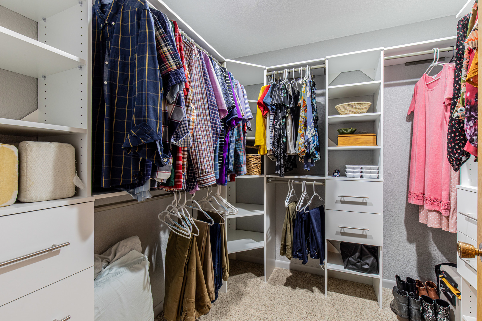 2555 Ridgefield Road Princeton, IL 61356 - Photo 28 of 50 a view of walk in closet with clothes and shoes