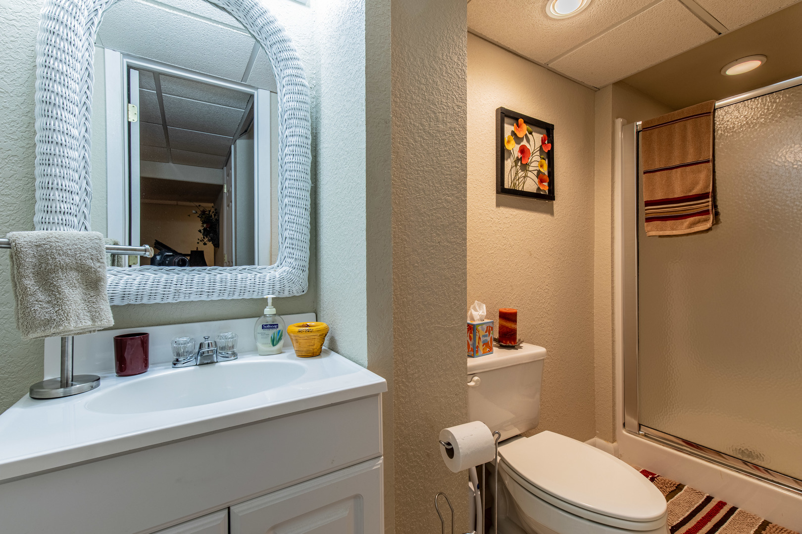 2555 Ridgefield Road Princeton, IL 61356 - Photo 34 of 50 a bathroom with a sink vanity mirror and toilet