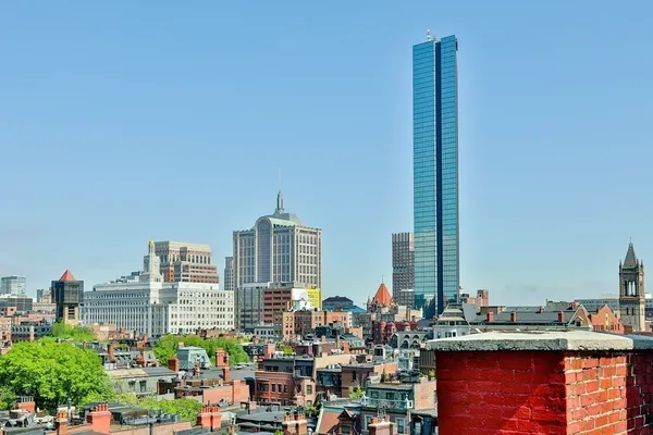 a front view of a building