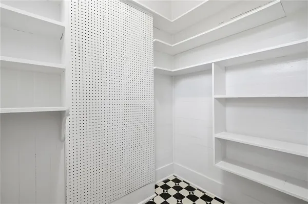 a bathroom with a sink and a shower