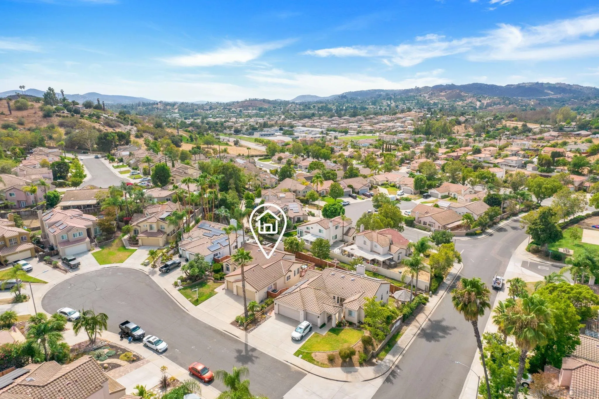 1372 Graham Place Escondido, CA 92026 - Photo 63 of 63 an aerial view of residential houses with outdoor space