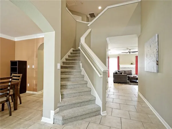 a view of entryway and hall