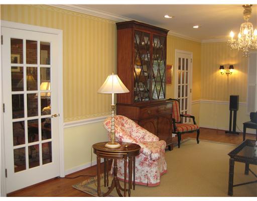 627 Twin Pine Road Fox Chapel, PA 15215 - Photo 10 of 18 Living Room. View of living room with attractive glass doors leading to family room.
