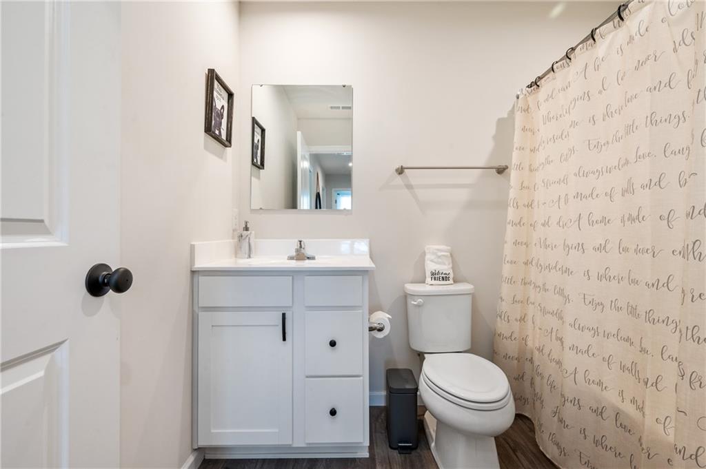 230 James Patrick Place Zelienople, PA 16063 - Photo 19 of 34 a bathroom with a sink a toilet and shower