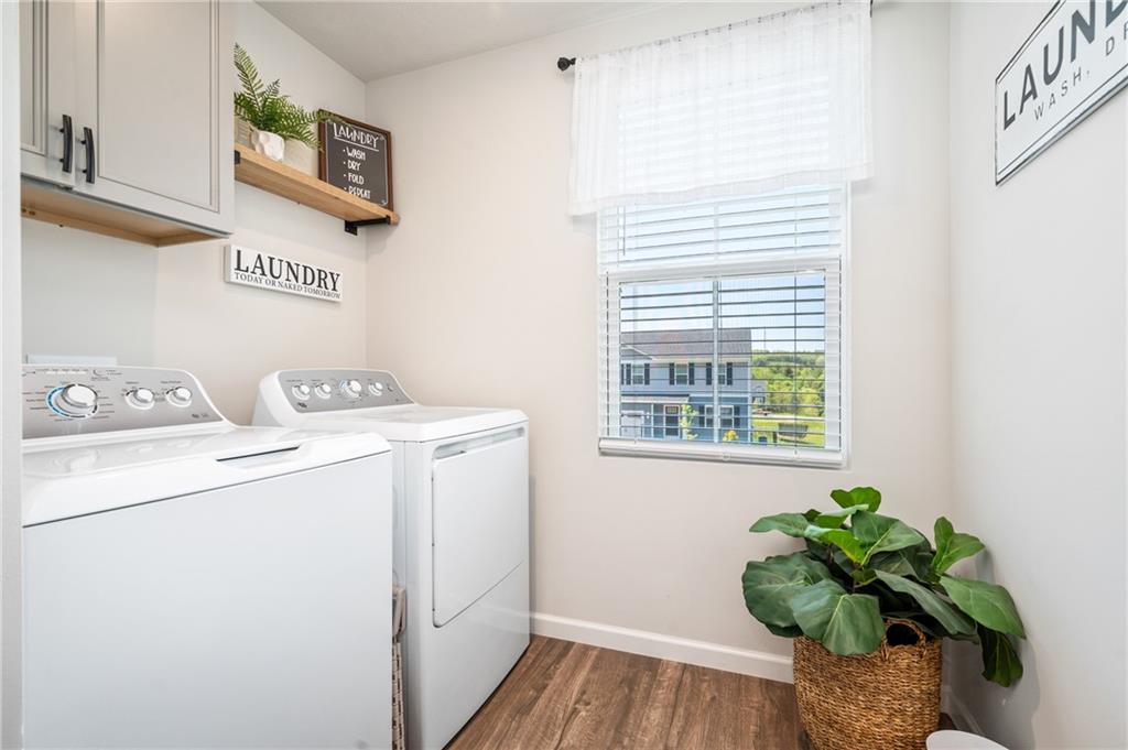 230 James Patrick Place Zelienople, PA 16063 - Photo 22 of 34 a utility room with dryer and washer