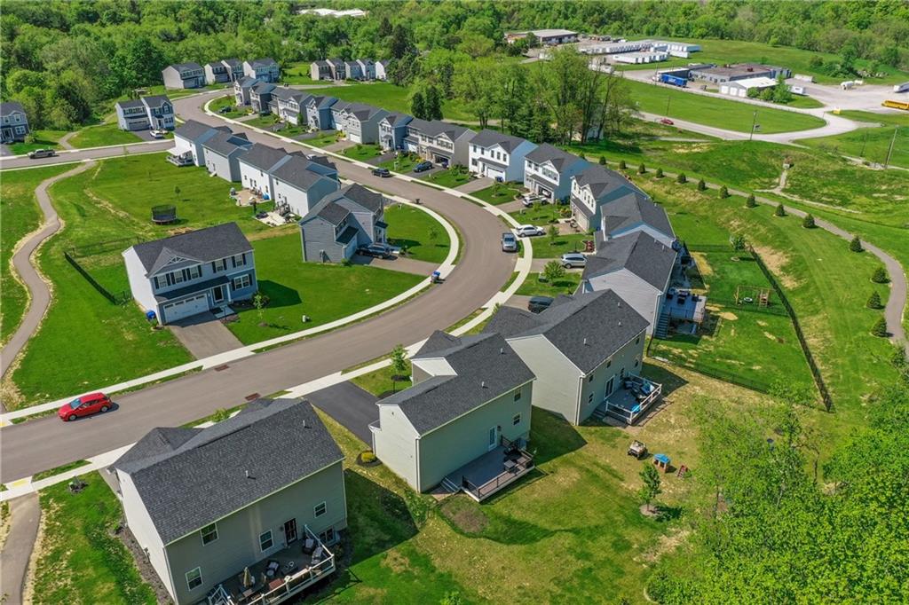 230 James Patrick Place Zelienople, PA 16063 - Photo 33 of 34 an aerial view of a house with a garden