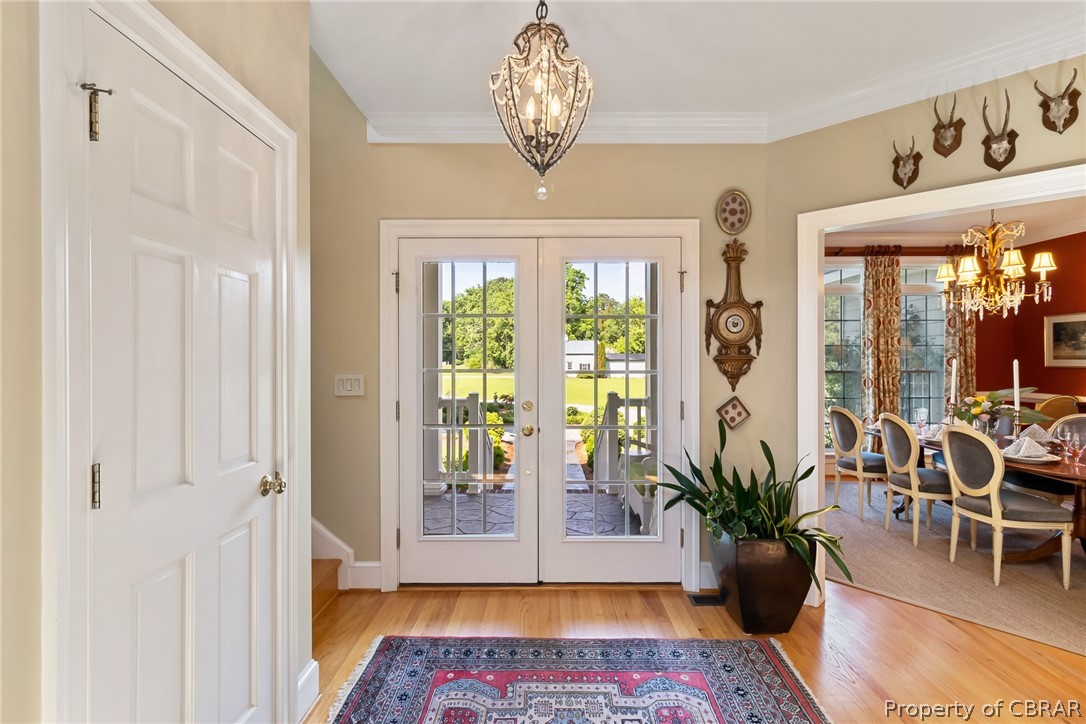 3215 Weems Road Weems, VA 22576 - Photo 21 of 50 a view of entryway with wooden floor
