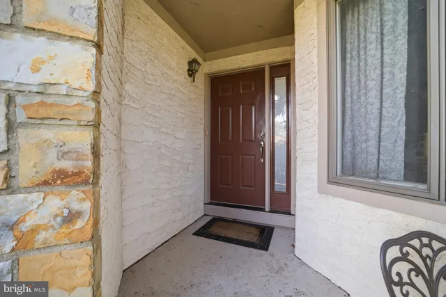 a view of front door
