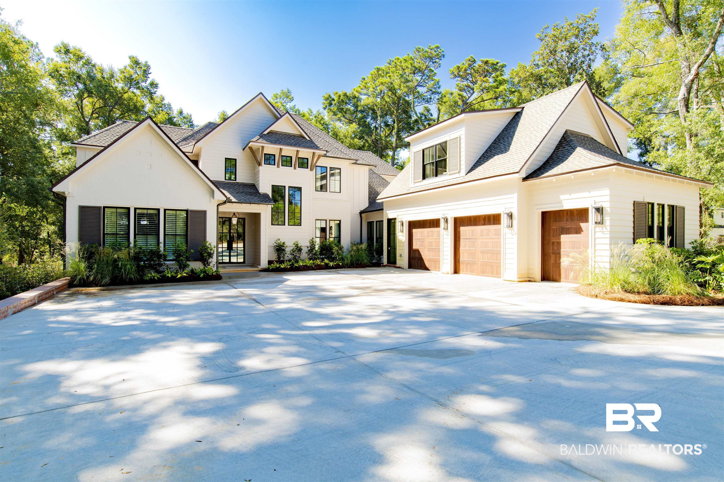 7248 Parker Road Fairhope, AL 36532 - Photo 1 of 55 Modern farmhouse featuring driveway and roof with shingles