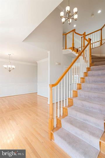 2038 Madrillon Road Vienna, VA 22182 - Photo 32 of 63 a view of entryway and hall with wooden floor