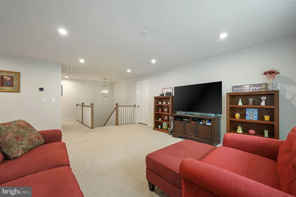 a bedroom with a bed and furniture