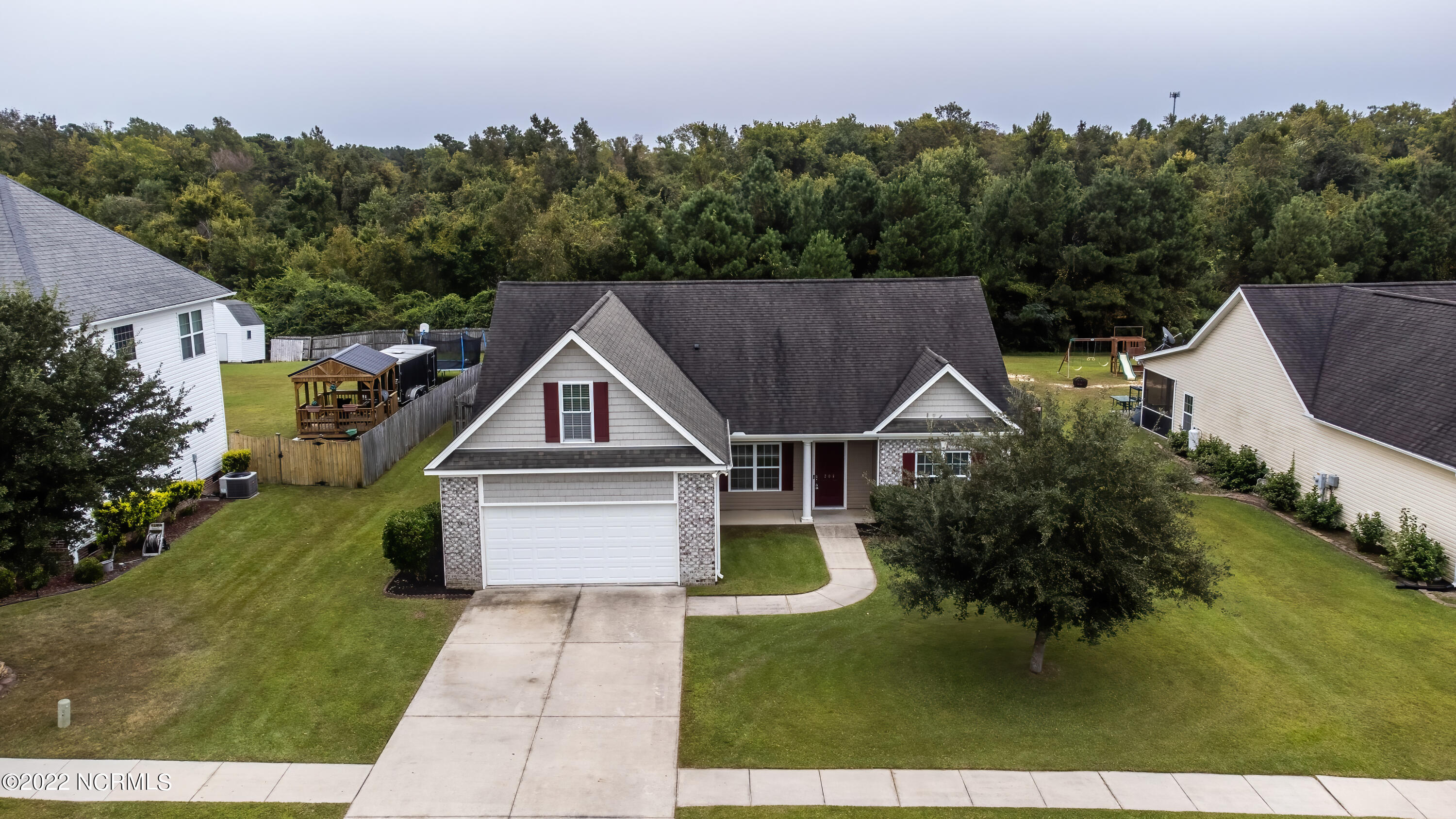 208 Emerald Ridge Road Jacksonville, NC 28546 - Photo 54 of 73 Aerial