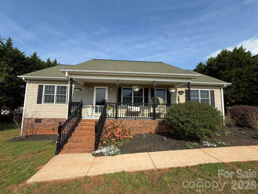 1882 George Brown Road Crouse, NC 28033 - Photo 2 of 48 a front view of a house with garden