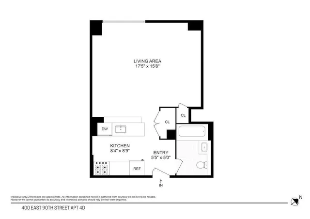 $565,000 | 400 East 90th Street, Unit 4D | Upper East Side