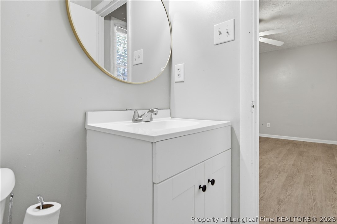 6319 Rustic Ridge Hope Mills, NC 28348 - Photo 24 of 39 a bathroom with a sink and a mirror