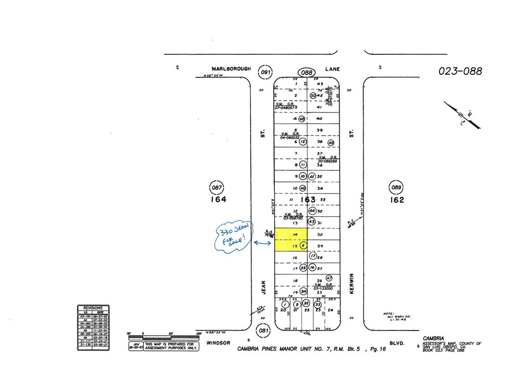 330 Jean Street Cambria, CA 93428 - Photo 73 of 75 3500sf double lot