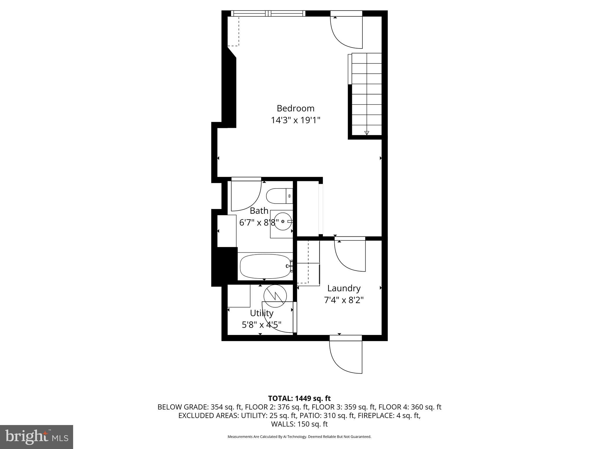 649 Portland Street Baltimore, MD 21230 - Photo 24 of 34 a picture of a bench in front of a house