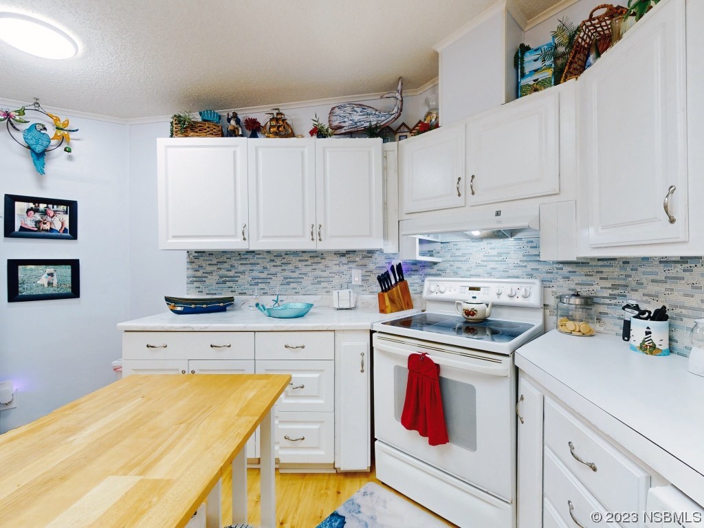 613 Portside Lane Edgewater, FL 32141 - Photo 17 of 49 a kitchen with granite countertop a sink a stove and cabinets