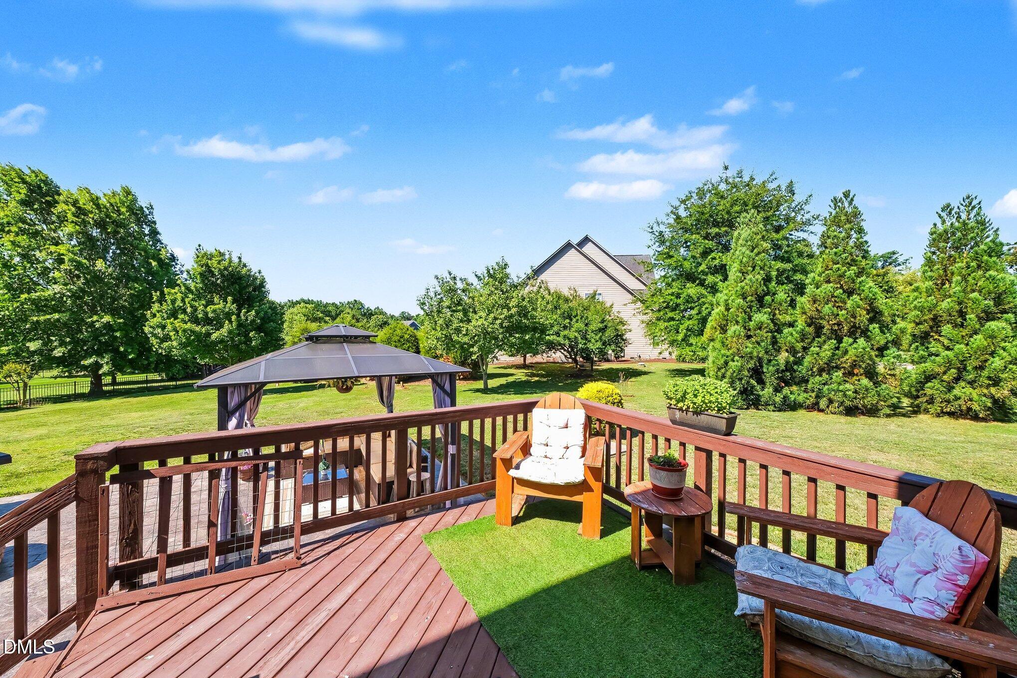 4000 Banks Stone Drive Raleigh, NC 27603 - Photo 38 of 60 Rear deck