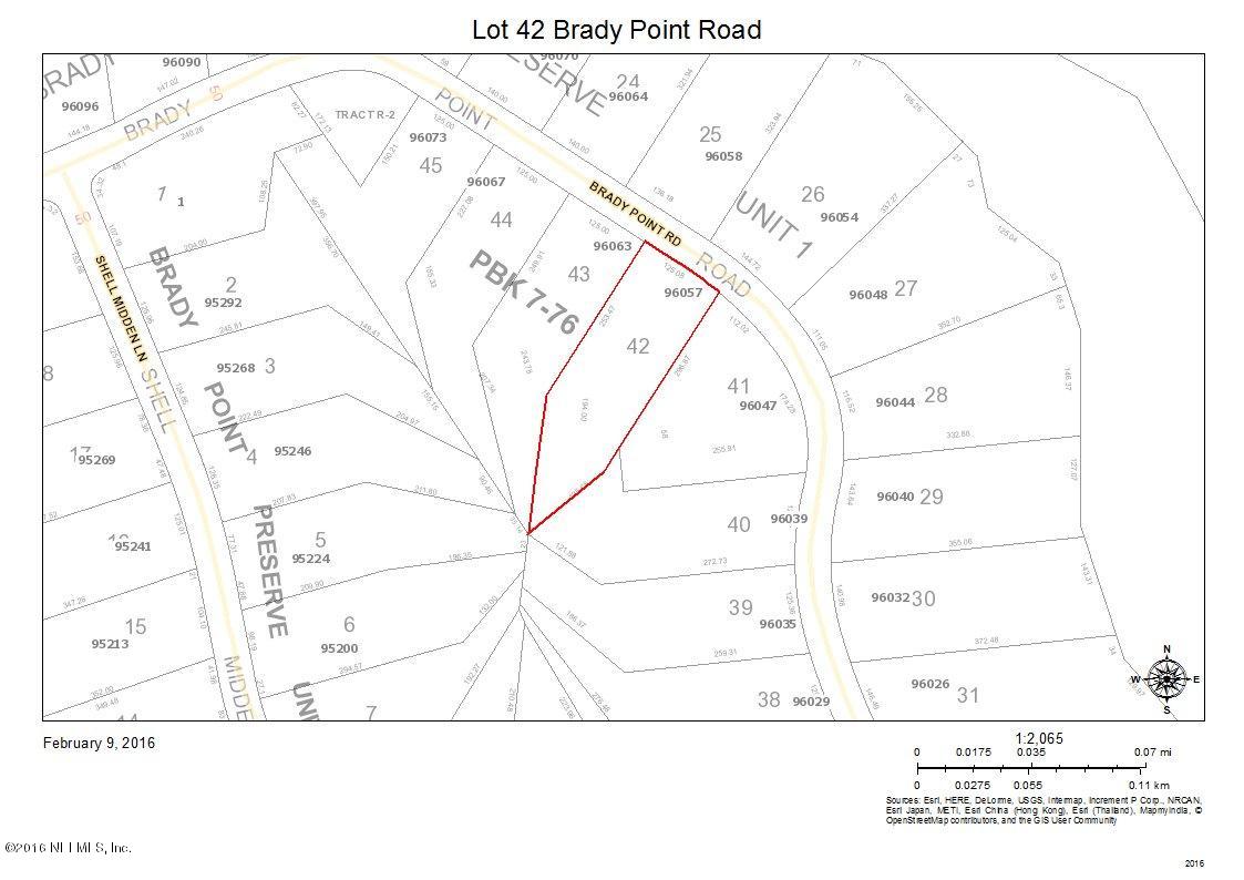 96057 Brady Point Road Fernandina Beach, FL 32034 - Photo 1 of 22 aLot 42 Plat