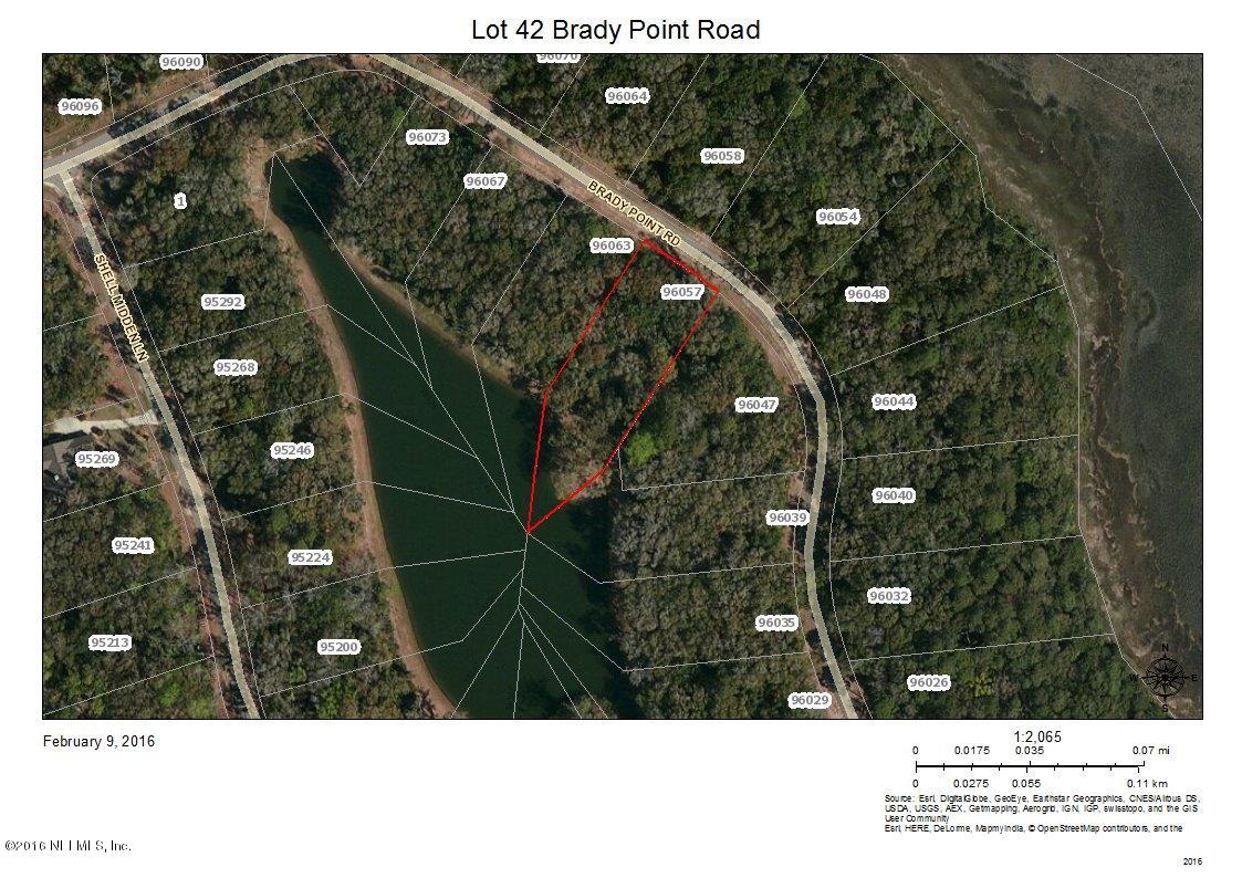 96057 Brady Point Road Fernandina Beach, FL 32034 - Photo 2 of 22 aLot 42 PlatAerial