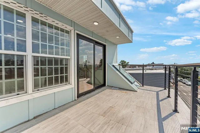 a view of terrace with seating space