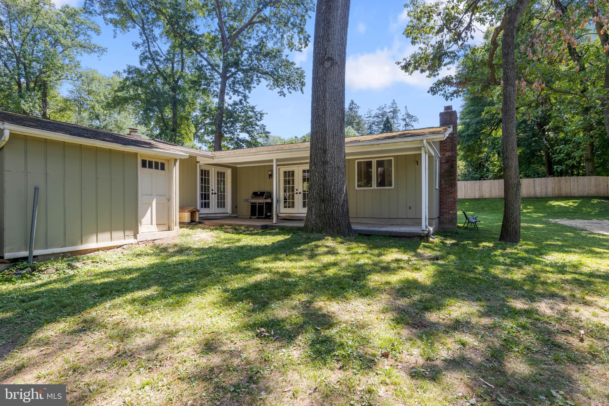 668 Davis Lane Wayne, PA 19087 - Photo 4 of 21 Covered rear patio & rear shed