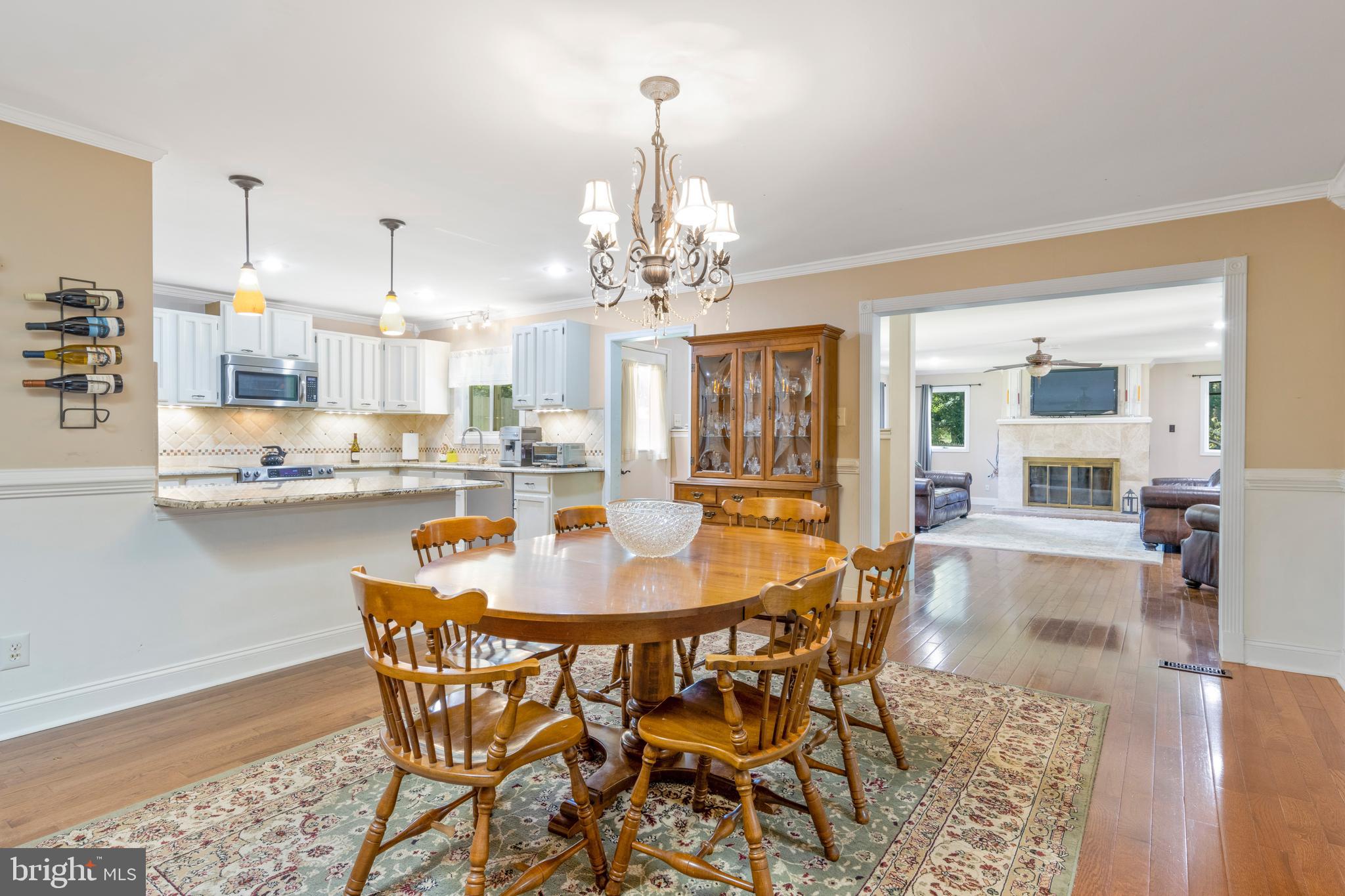668 Davis Lane Wayne, PA 19087 - Photo 7 of 21 Dining Room opens to Kitchen and Living Room