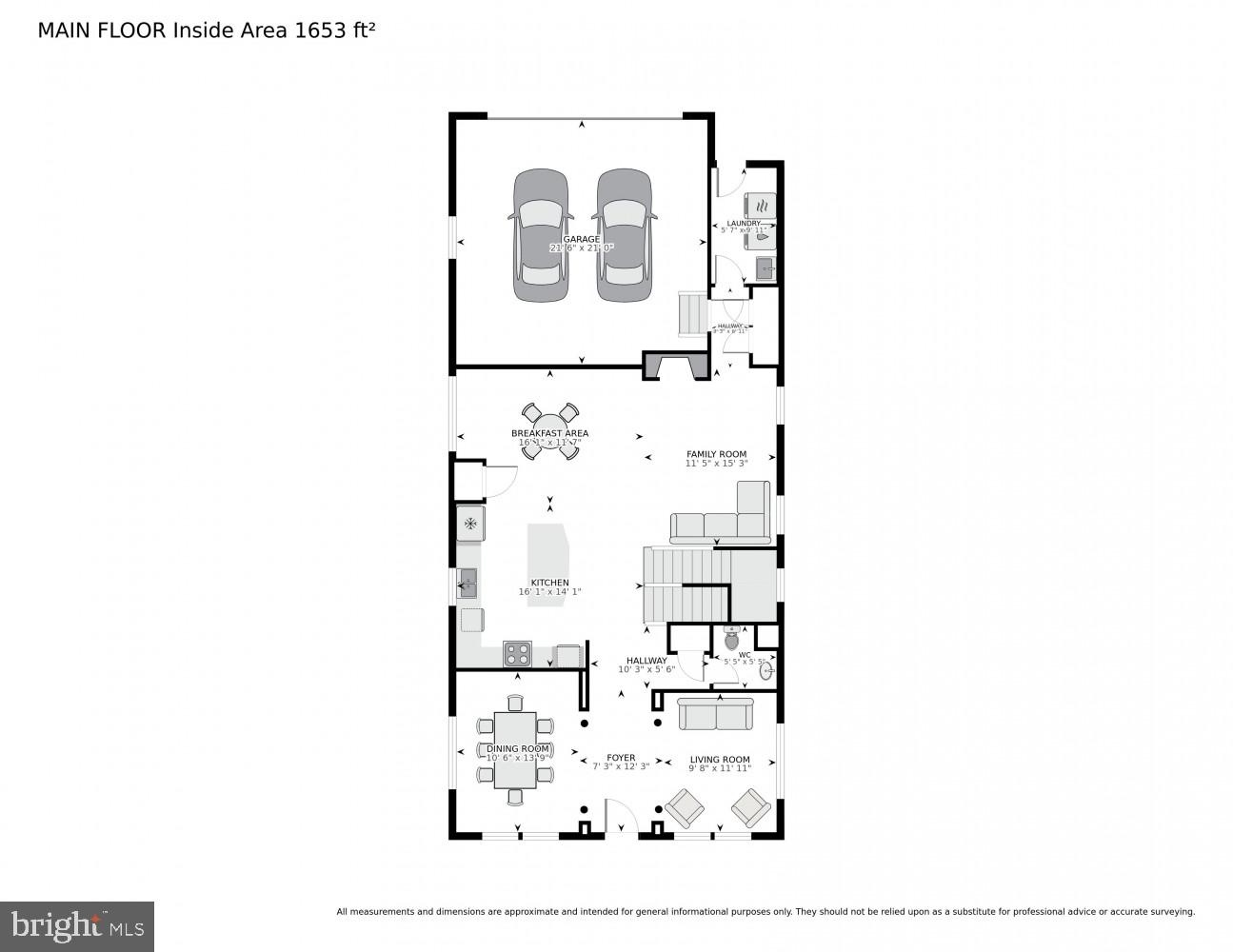 6006 Masondale Road Alexandria, VA 22315 - Photo 45 of 48 Main-level floor plan